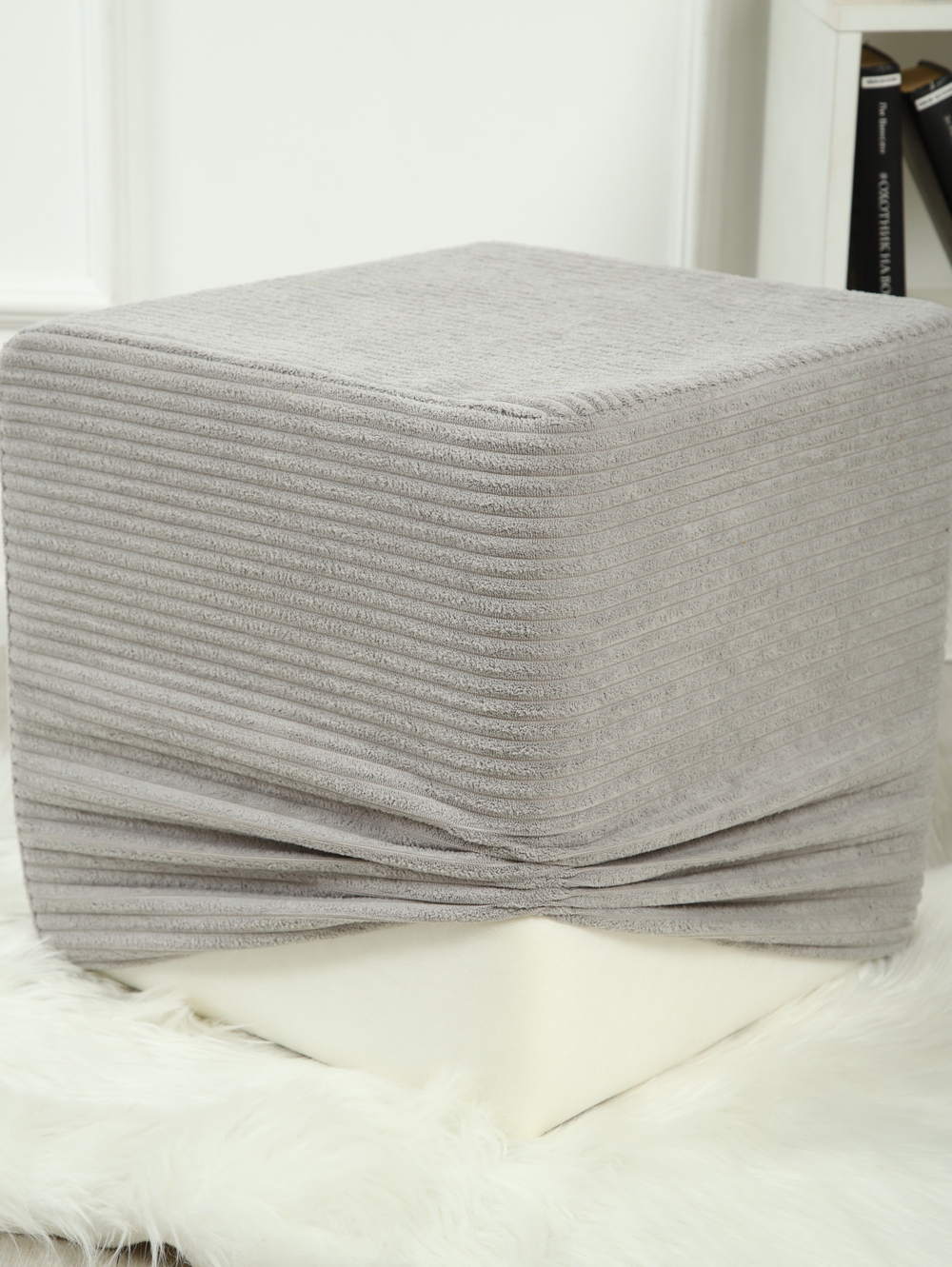 Пуф Mini серый