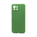 Силиконовый матовый чехол Silicone Case NEW ERA для Xiaomi 11 Lite 5G NE, зеленый