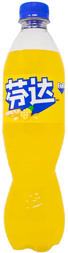 Газированный напиток Фанта Ананас / Fanta Pineapple (Китай) 0.5 - пэт