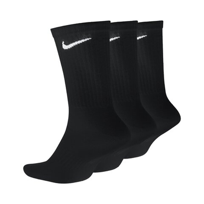Nike Everday Lightweight Crew Sports Socks 3 Pack - Black, White