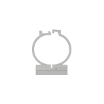 51132R держатель двухкомпонентный 32мм. (80шт.) DKC