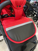 Коляска прогулочная Babalo 2023 Красный черная рама