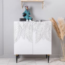 Комод Тропик Классик с 2 полками Айс Найт Голд