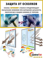 Пленка для окон декоративная MATTE FROST ControlTek, рулон