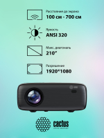 Проектор  Cactus CS-PRM.07B.WUXGA
