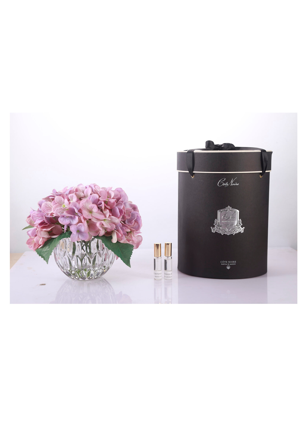 Букет/Композиция/Цветы HYDRANGEAS MAUVE Гортензии Cote Noire Сиреневый
