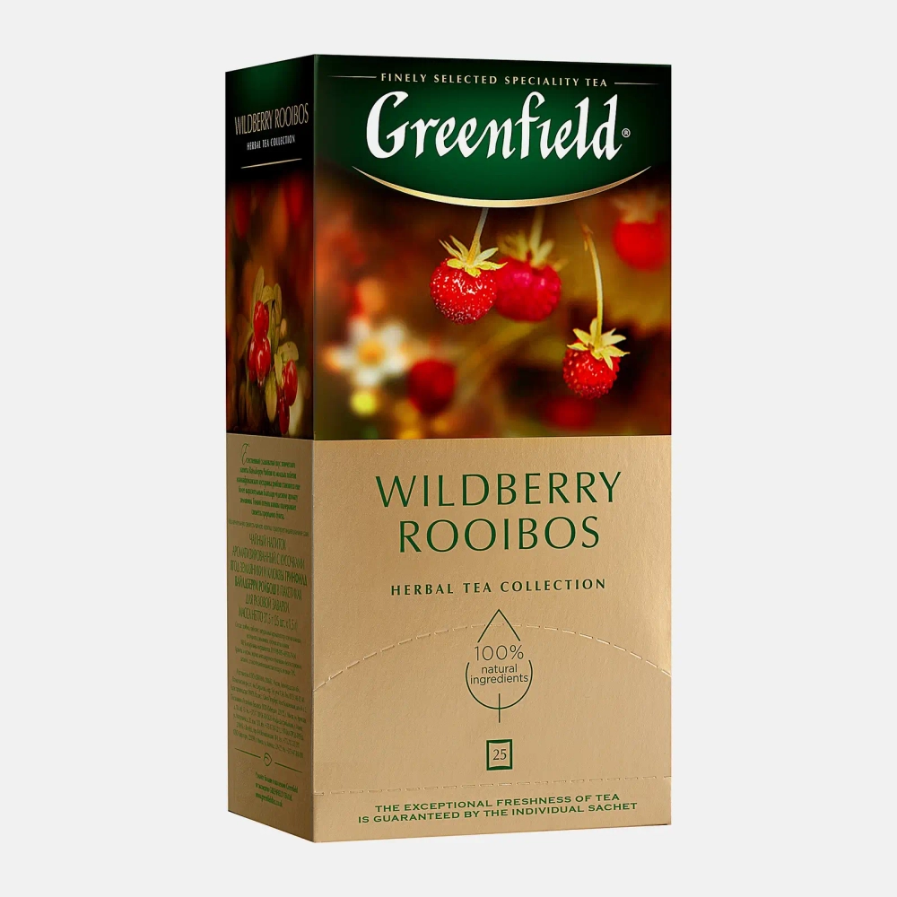 Чай травяной Greenfield Wildberry Rooibus 25пак