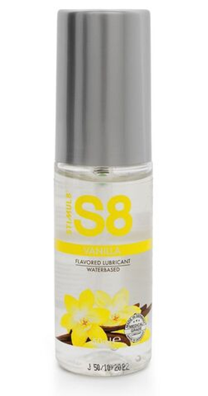 Лубрикант на водной основе S8 Flavored Lube со вкусом ванили - 50 мл.