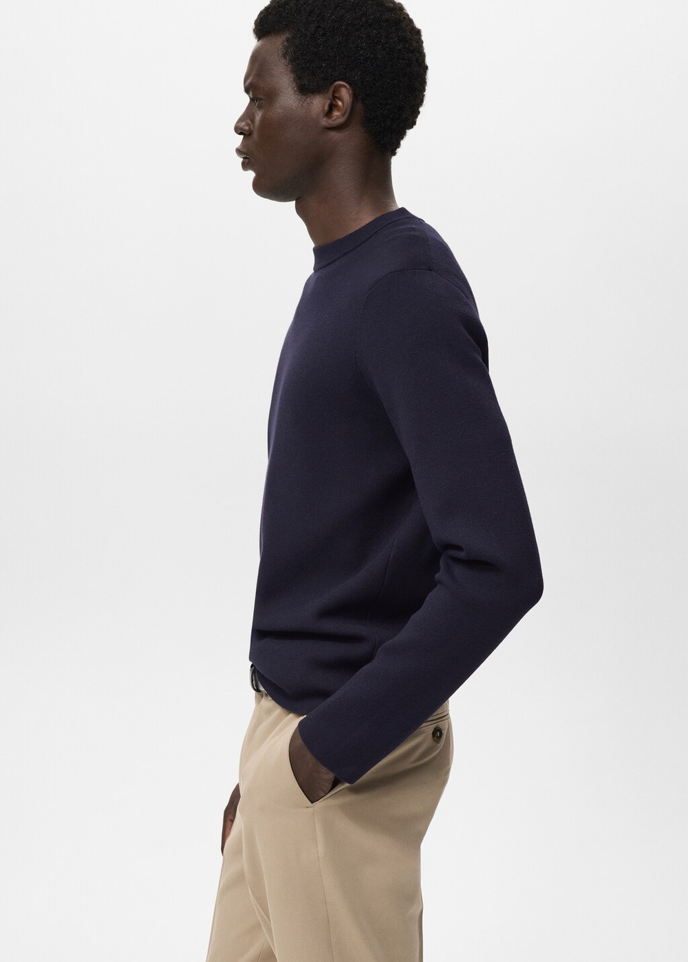 Джемпер средней вязки regular fit