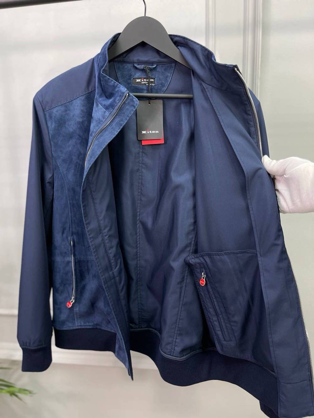 Комбинированный бомбер Kiton