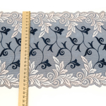 Вышивка на сетке Adeline СИНИЙ/ПУДРА, 21,5см