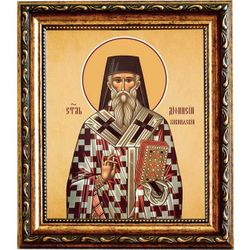 Дионисий, архиепископ Закинфский, святитель. Икона на холсте.