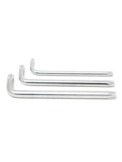 Ключ Г-образный TORX длинный T-10H с отверстием Forsage F-76710L