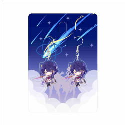 Акриловый серьги "Genshin Impact / Геншин"