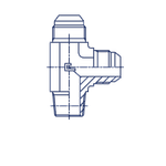 Штуцер FLC JIC 7/8" BSPT1/2"