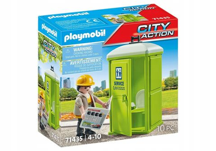 Конструктор Playmobil City Action - Мобильный БИО туалет - Плеймобиль Сити 71435