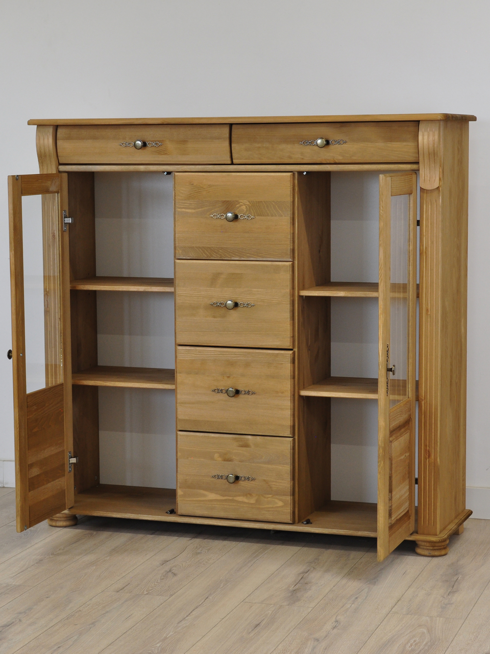 Комод деревянный Сюзанна, бейц