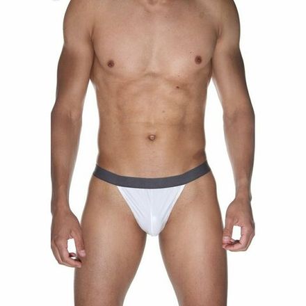 Мужские трусы тонги белые LaBlinque LB15565