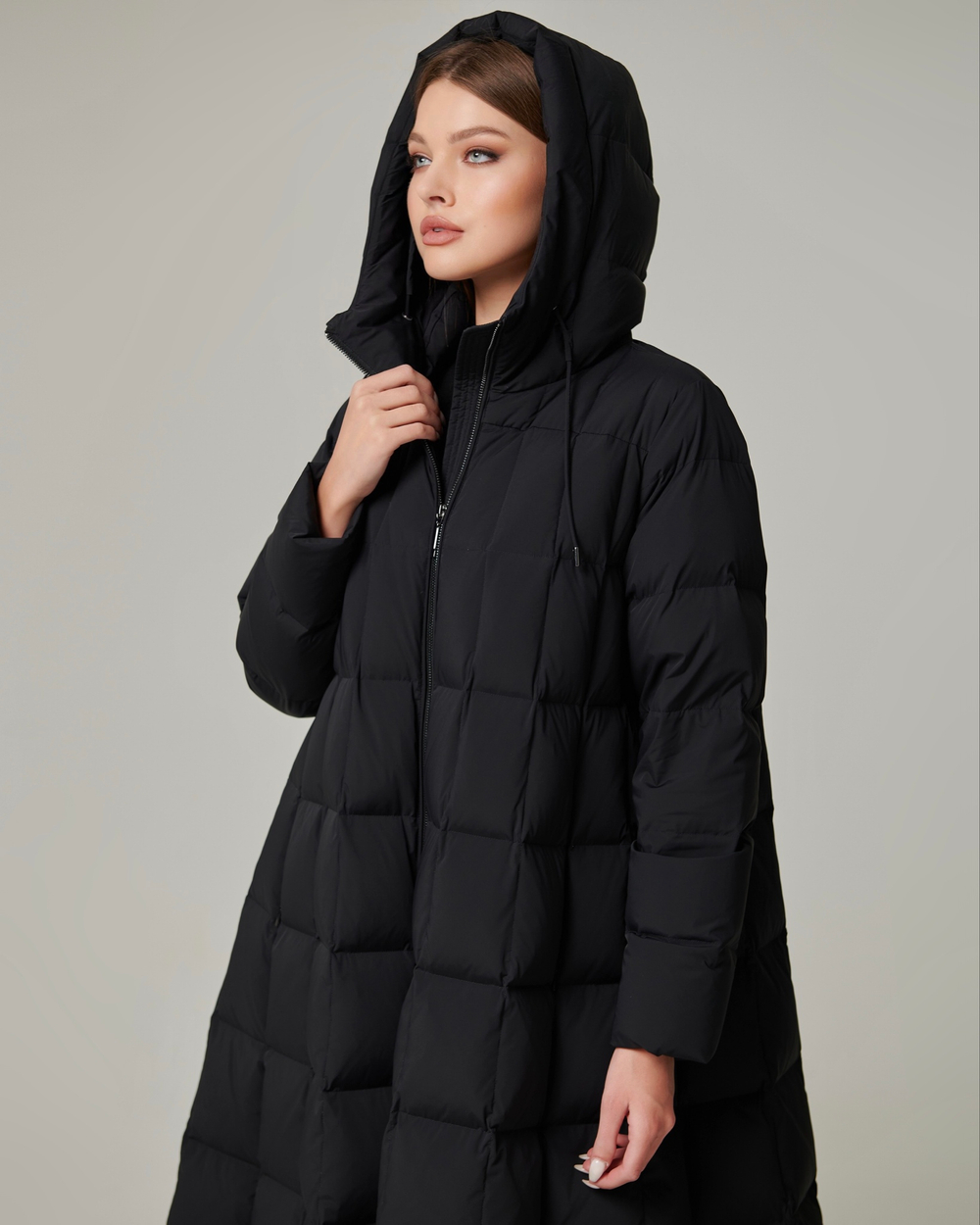 179.W22.001 пальто женское BLACK