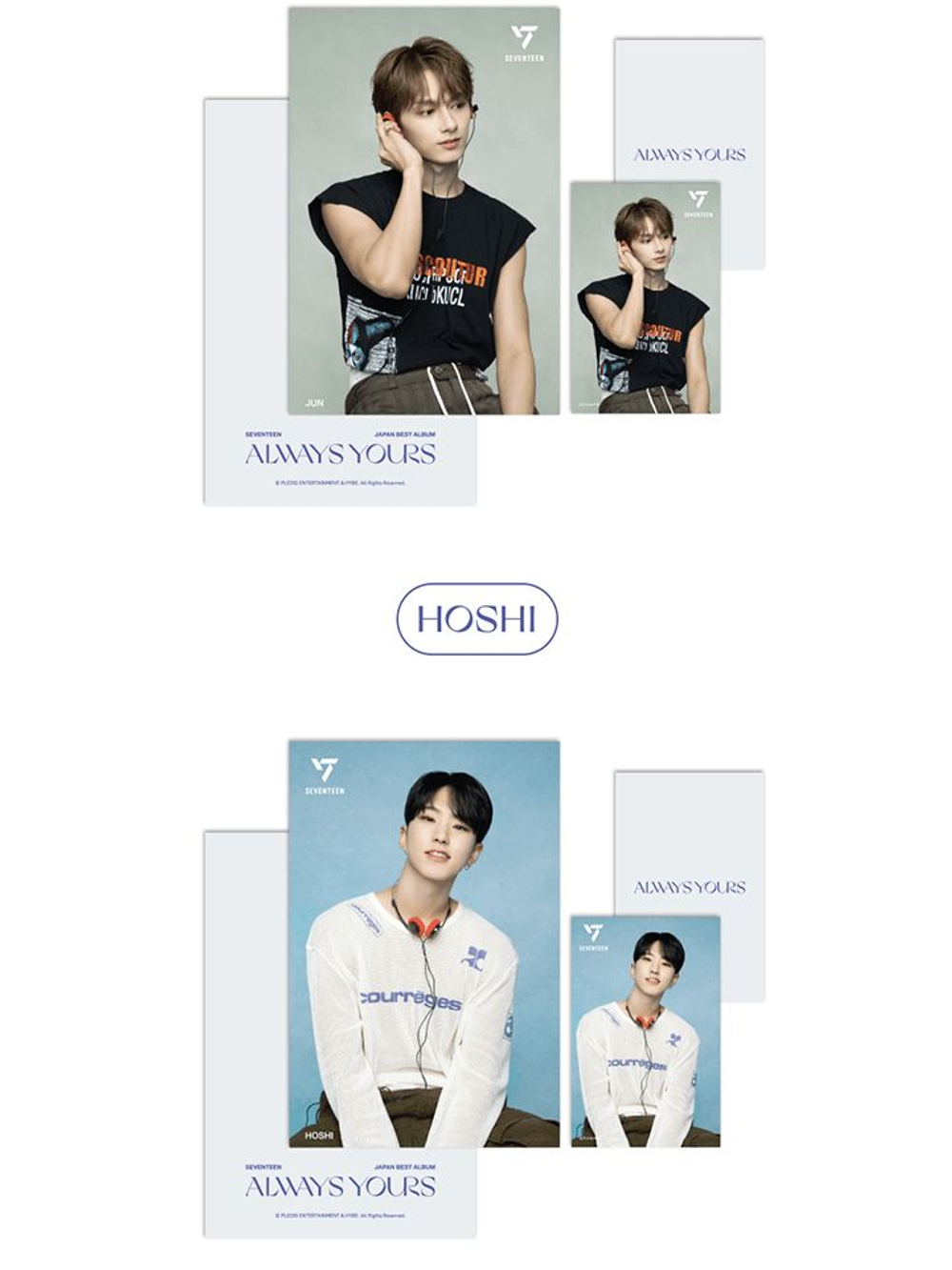товары SEVENTEEN - ALWAYS YOURS VER.2 OFFICIAL MD LENTICULAR POSTCARD