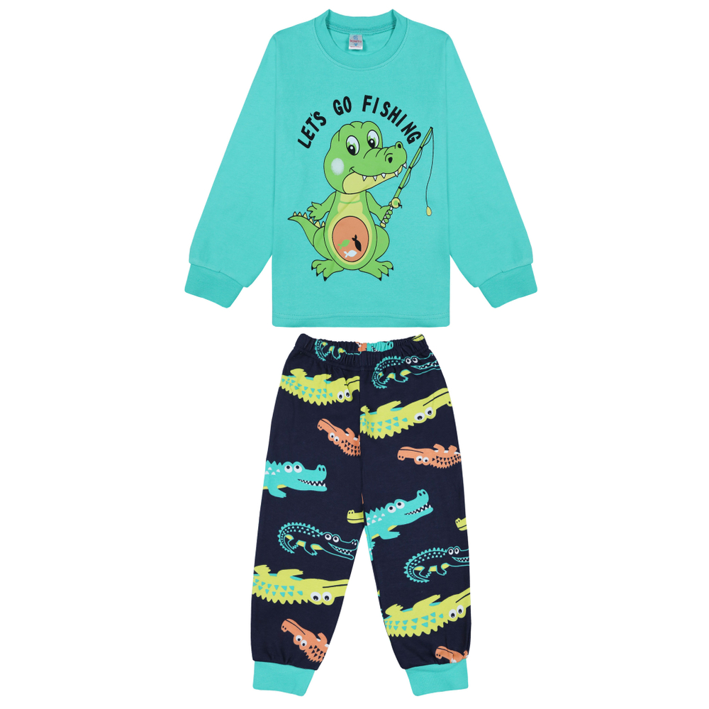 Пижама для мальчика  "Крокодильчик"
