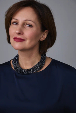 Колье "Венеция"из венецианского стекла бисерной огранки, цвет чернильный