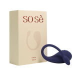 Синее аккумуляторное виброяйцо 9,4см Sose Aurora AU00102