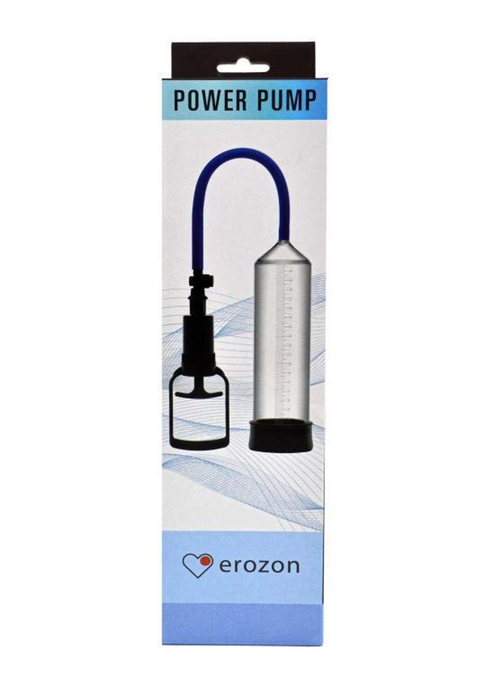 Вакуумная помпа Erozon Penis Pump с поршнем, прозрачная