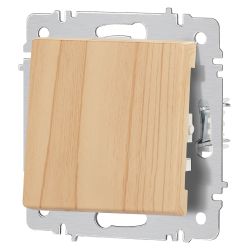 Кнопка Intro Accent 6-109-11 10А-250В IP20 СУ AL/CU сосна | Intro