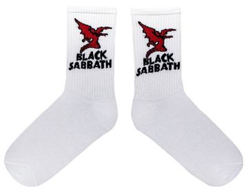 Носки Black Sabbath белые (1045)