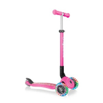 Самокат Globber Primo Foldable Fantasy Lights розовый