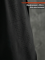 Шорты тренировочные двойные LEGENDA Gym Tigh черные