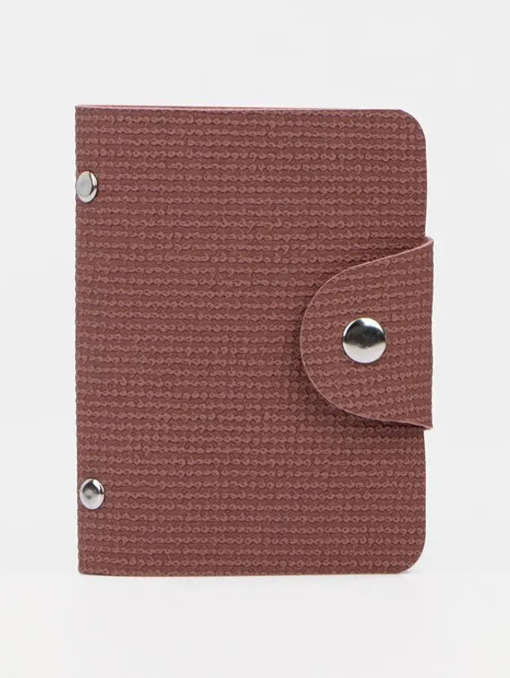 Визитница, 24 карты, цвет розовый