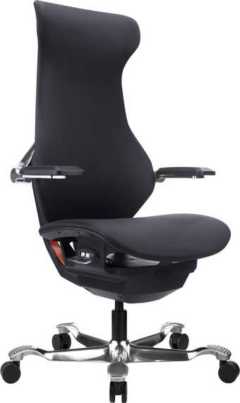Кресло Everprof Atom Black Экокожа Черный