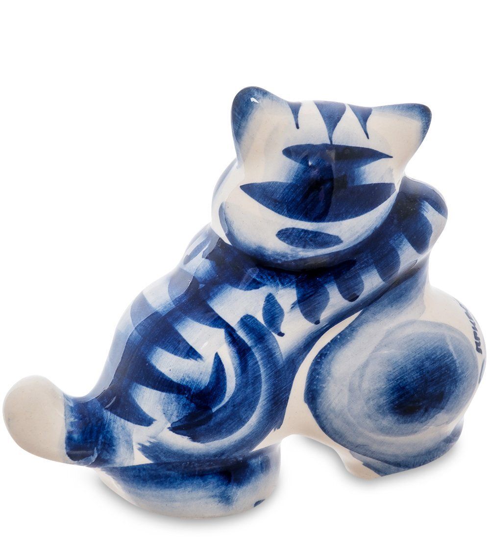 ГЛ- 357 Фигурка «Кот-воришка» (Гжельский фарфор)