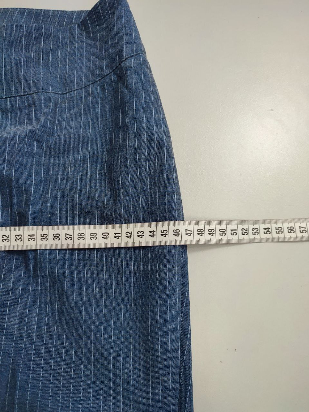 Брюки Jeffa голубые в полоску 44 размер