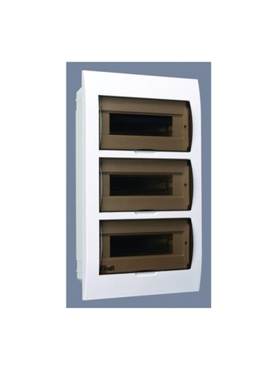 Корпус встраиваемый ЩРВ-П-36 50х36х10 36мод. IP41 пластик. DEKraft 31007DEK