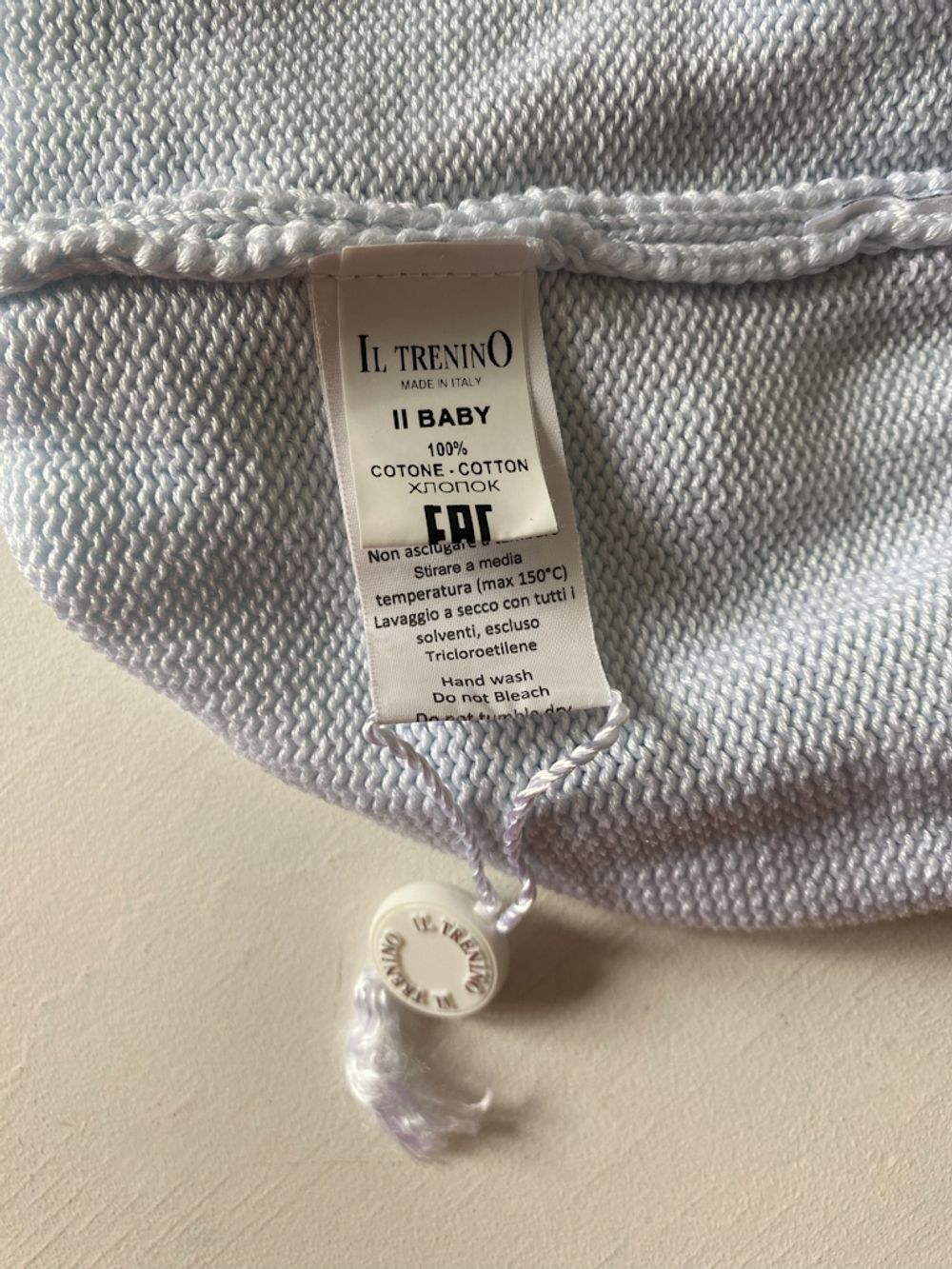 Новая хлопковая шапка  Il Trenino, 80