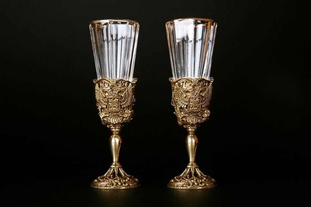 Набор лафитников "Герб России"