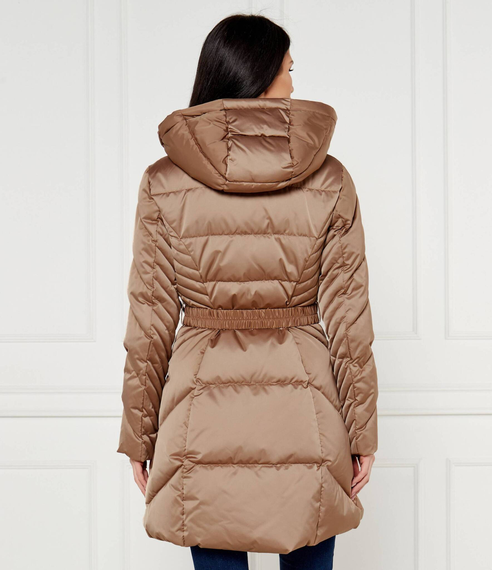 Пуховое пальто NEW OLGA GUESS - коричневый(W4BL40 WEX52)