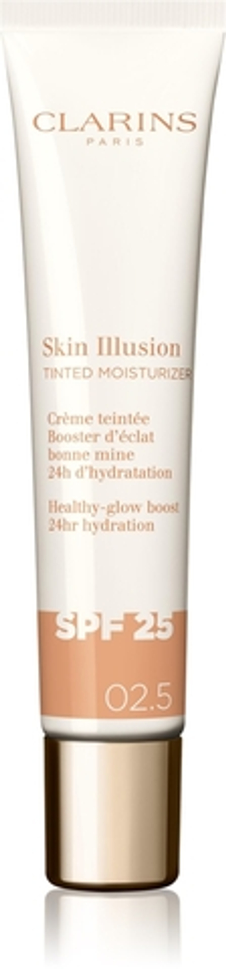 Clarins Skin Illusion Tinted Moisturizer - Крем тонирующий SPF 25 оттенок 02, 40 ml