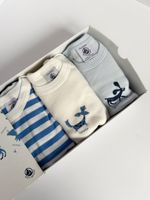 Новый набор из хлопковых боди Petit Bateau 4 шт., 86