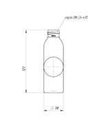 Флакон 100 мл 24 мм ПЭТ Покатые плечи от производителя «Тара-Гост»