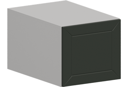 Кухня Модуль ШВГ 410 Ликата / Насыщенно-зеленый