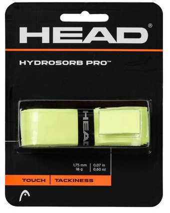 Теннисные намотки Head Hydrosorb Pro (1P) - lime yellow