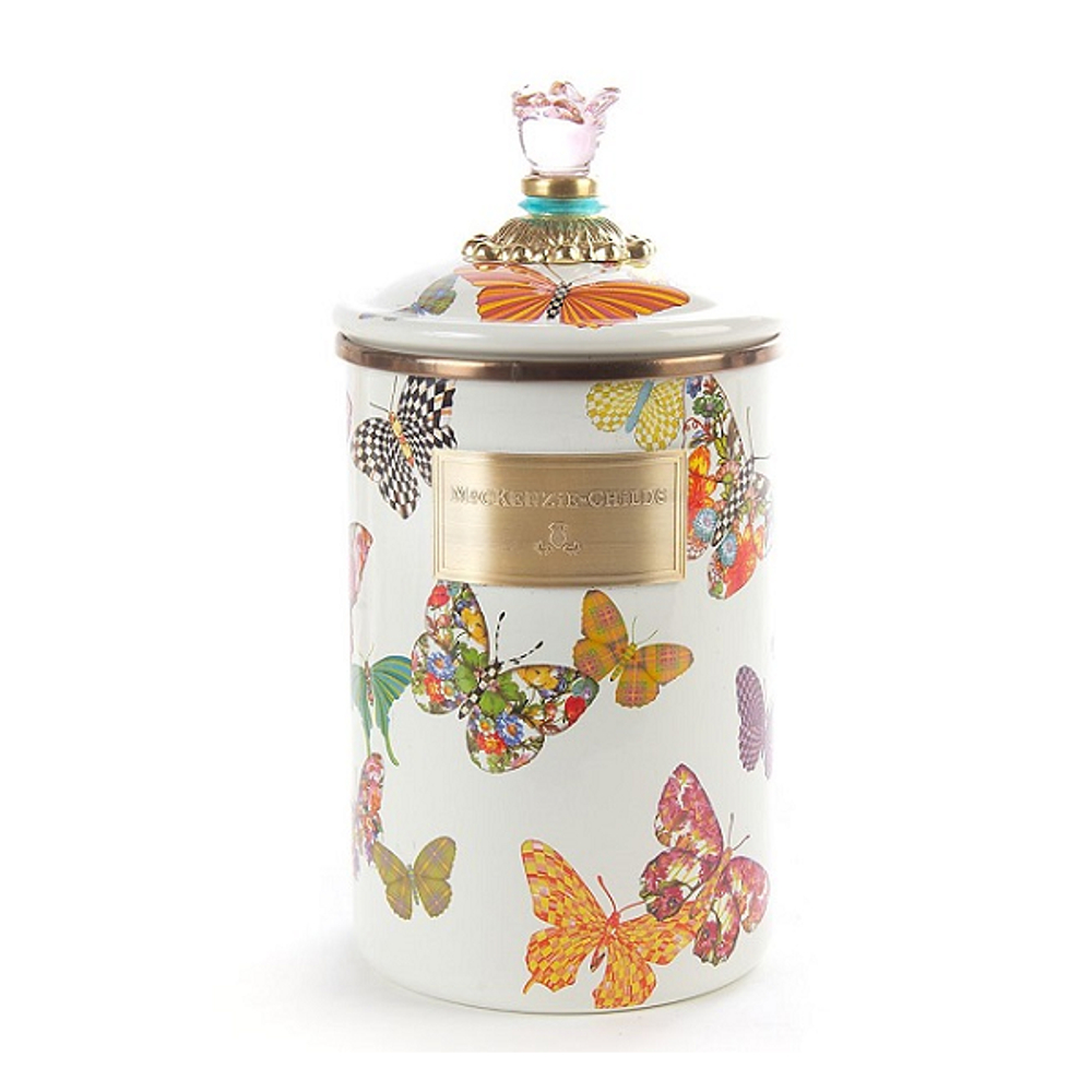 Банка для сыпучих большая Бабочки