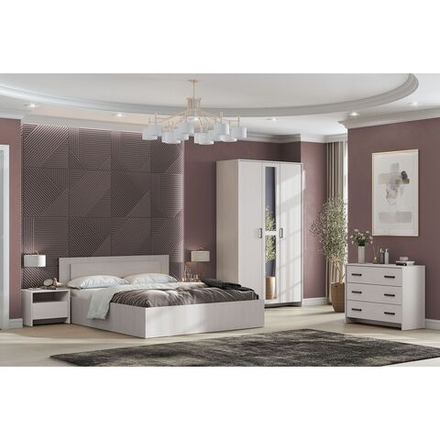 Спальный гарнитур Лофт, Ясень Анкор светлый