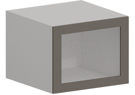 Кухня Модуль ШВГС 619 Белый / Грей Софт