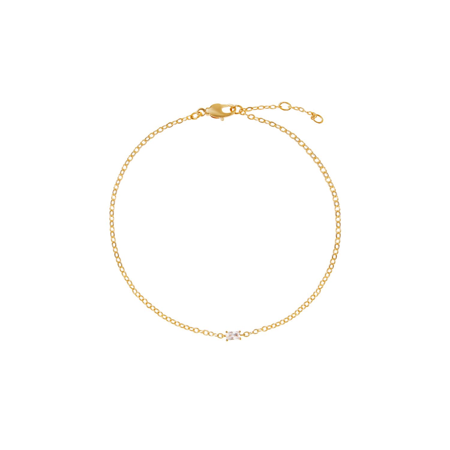 Анклет Tiny Stone - Baguette