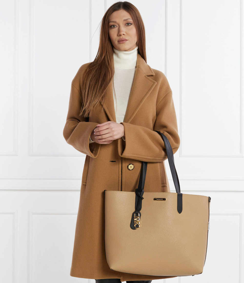 Кожаный шопер двухсторонний + поясная сумка Eliza Michael Kors - черный(30F3GZAT4T)